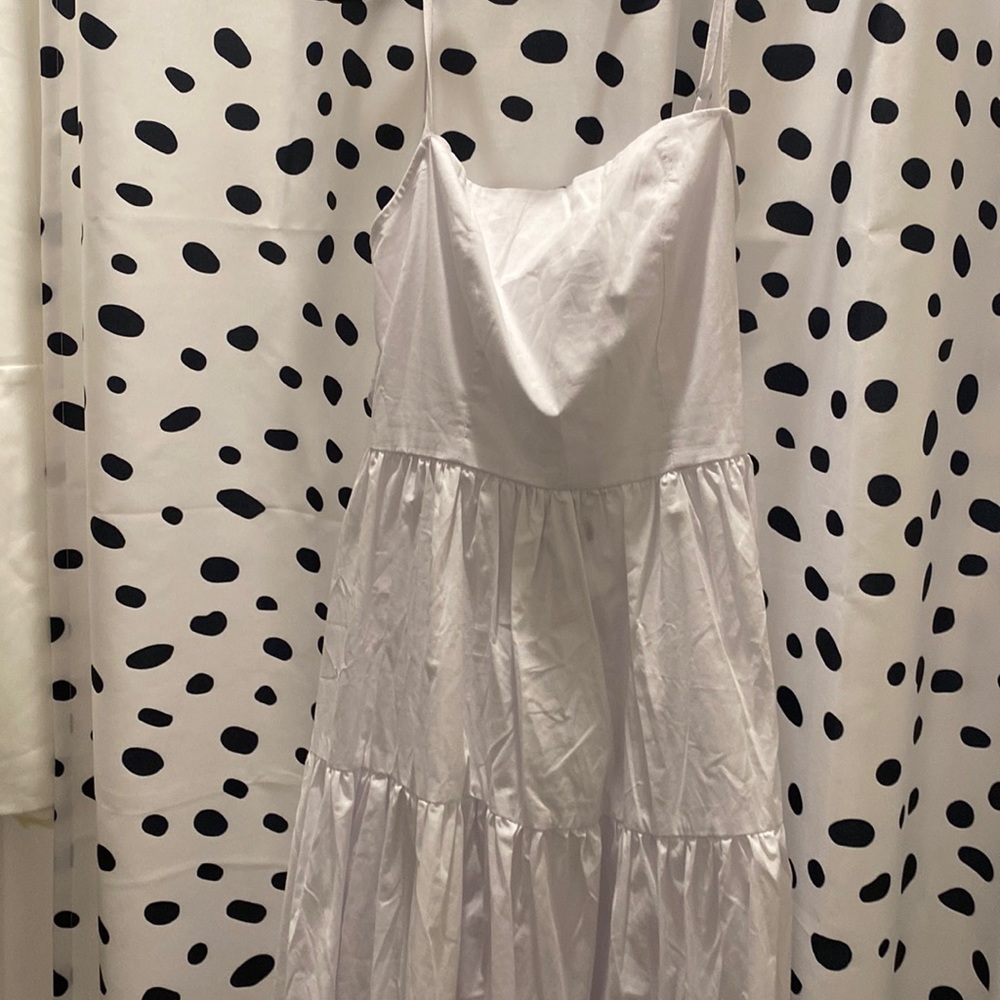 MIDI-tie back dress